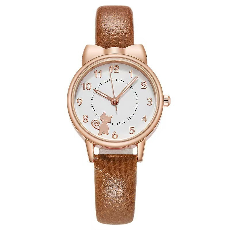 OMNIWATCHES 3369 Cat Student Quartz Watch