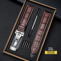 Bamboo Leather Belt With Pin Buckle/Butterfly Buckle Set