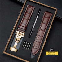 Bamboo Leather Belt With Pin Buckle/Butterfly Buckle Set