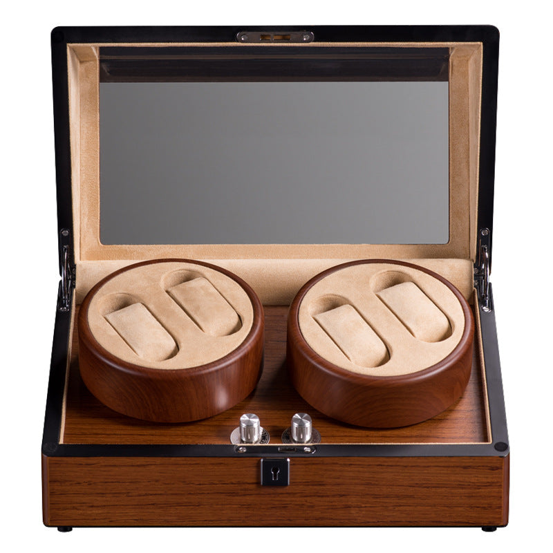 Multi-Position Wooden Watch Winder
